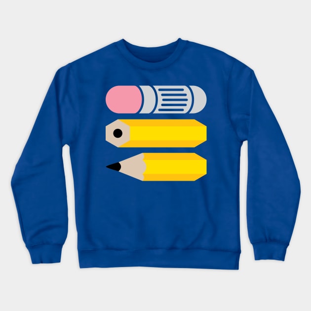 Pencil Polo Crewneck Sweatshirt by bortwein